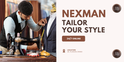 Brown Simple Clean Tailor Banner